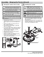 Preview for 9 page of Home Depot WINDWARD IV 99961 Use And Care Manual