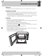 Предварительный просмотр 17 страницы Home electric MGOE5002SW User Manual