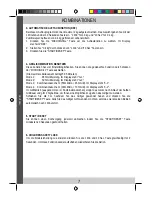 Preview for 7 page of Home electric MWG4002E Instruction Manual