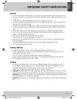 Preview for 17 page of Home electric MWG5002E User Manual