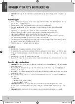 Preview for 16 page of Home electric MWG6002W User Manual