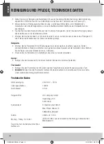 Preview for 8 page of Home electric PP5002 User Manual