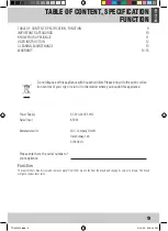 Preview for 9 page of Home electric TO4002W User Manual