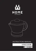 Home Electronics CJ-252W Instruction Manual preview