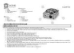 Preview for 2 page of HOME ELEMENT HE-HP708 User Manual