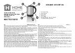 HOME ELEMENT HE-KT153 User Manual preview