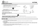 Предварительный просмотр 4 страницы HOME ELEMENT HE-TP624 User Manual