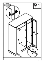 Preview for 30 page of Home Essentials Tiverton 3 Door Wardrobe with Mirror Assembly Instruction Manual