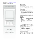 Предварительный просмотр 1 страницы Home Fashions U Roman Shade Installation Instructions