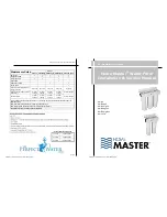 Preview for 1 page of Home Master HMF1C Installation & Service Manual