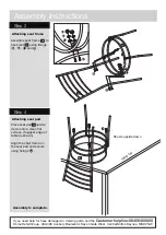 Предварительный просмотр 20 страницы HOME RETAIL GROUP EYDON GLASS TABLE Assembly Instructions Manual