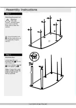 Preview for 11 page of HOME RETAIL GROUP Matrix Desk 619/1638 Assembly Instructions Manual