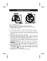 Предварительный просмотр 6 страницы Home Sentinel CA1022 Owner'S Manual