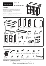 Предварительный просмотр 1 страницы Home Styles 5086-95 Manual