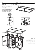 Предварительный просмотр 8 страницы Home Styles 5086-95 Manual