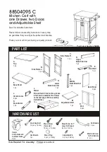 Home Styles 88504095 C Assembly Instructions preview