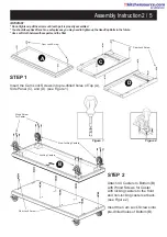 Preview for 3 page of Home Styles Bermuda 88 5542 951 Assembly Instructions Manual