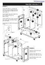 Preview for 4 page of Home Styles Bermuda 88 5542 951 Assembly Instructions Manual