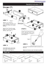 Preview for 6 page of Home Styles Bermuda 88 5542 951 Assembly Instructions Manual