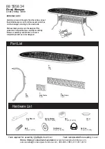 Home Styles Floral Blossom 88 5558 34 Assembly Instructions предпросмотр