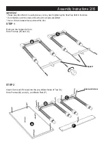 Предварительный просмотр 2 страницы Home Styles Savannah Kitchen Cart Quick Start Manual