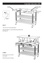 Предварительный просмотр 5 страницы Home Styles Savannah Kitchen Cart Quick Start Manual