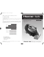 Предварительный просмотр 4 страницы Home-tek HT807 Instruction Manual