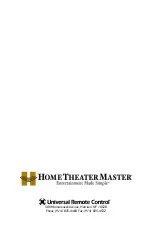 Preview for 16 page of Home Theater Master MRF-200 Installation Manual