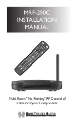 Предварительный просмотр 1 страницы Home Theater Master MRf-250C Installation Manual