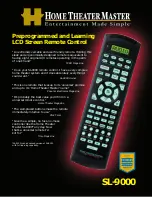 Preview for 1 page of Home Theater Master SL-9000 Brochure