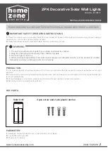 Home Zone Security ELI0987V Installation Instructions preview