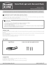 Home Zone Security ELI0990V Installation Instructions предпросмотр