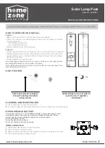 Preview for 2 page of Home Zone Security ELI0993V Installation Instructions