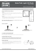 Preview for 2 page of Home Zone Security ELJ6842V Installation Instructions