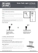 Предварительный просмотр 2 страницы Home Zone Security ELJ7012V Installation Instructions