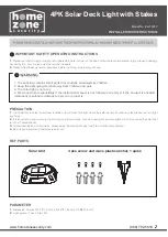 Home Zone Security ELJ7307V Installation Instructions preview