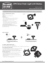 Preview for 2 page of Home Zone Security ELJ7307V Installation Instructions