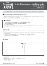 Home Zone Security ELJ8205V Installation Instructions preview
