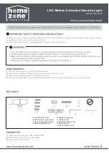 Home Zone Security ES00735V Installation Instructions preview