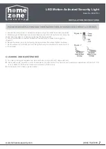 Preview for 3 page of Home Zone Security ES00735V Installation Instructions