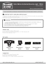 Home Zone Security ES00836V Installation Instructions preview