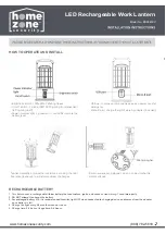 Preview for 2 page of Home Zone Security ES06430V Installation Instructions