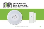 Предварительный просмотр 1 страницы Home Zone Security ES06565G Manual