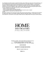 Preview for 20 page of Home 1004 552 811 Use And Care Manual