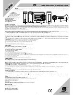 Preview for 2 page of Home PROJECTOR CLOCK Instructions For Use Manual