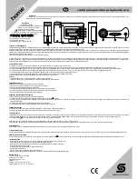 Preview for 3 page of Home PROJECTOR CLOCK Instructions For Use Manual