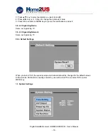 Предварительный просмотр 19 страницы HOME2US 8800 IR User Manual