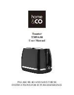 home&CO T389A00 User Manual preview