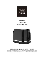 Preview for 1 page of home&CO T389A00 User Manual