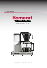 Предварительный просмотр 1 страницы Homeart Virtuoso HCM6 Instruction Booklet